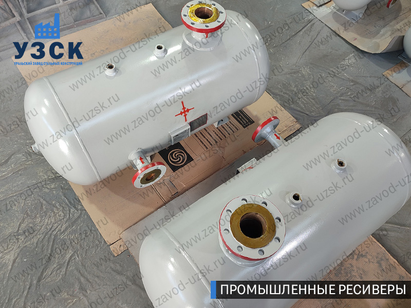 фотография промышленных ресиверовдля газа Раменское